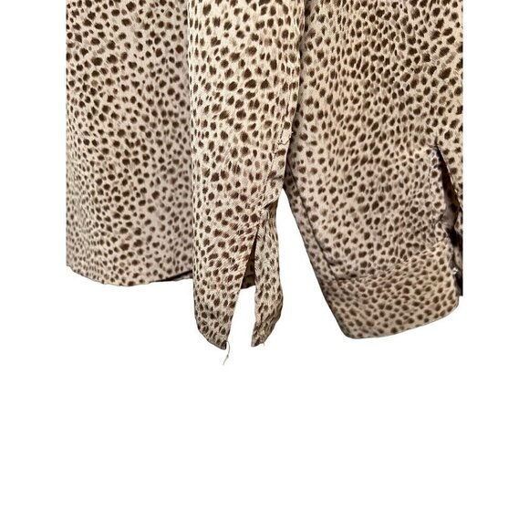 ALFRED Dunner Animal Print Women's Plus Size Button Down Top Size 20 - Picture 6 of 12